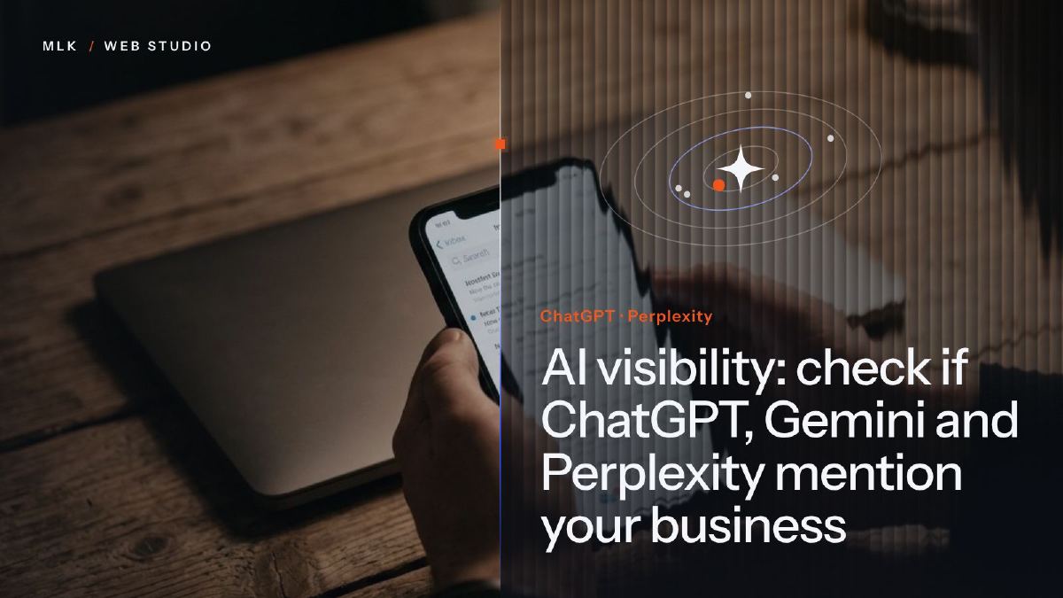 Hand holding a phone above a laptop, an orbit around a star and the words ChatGPT and Perplexity