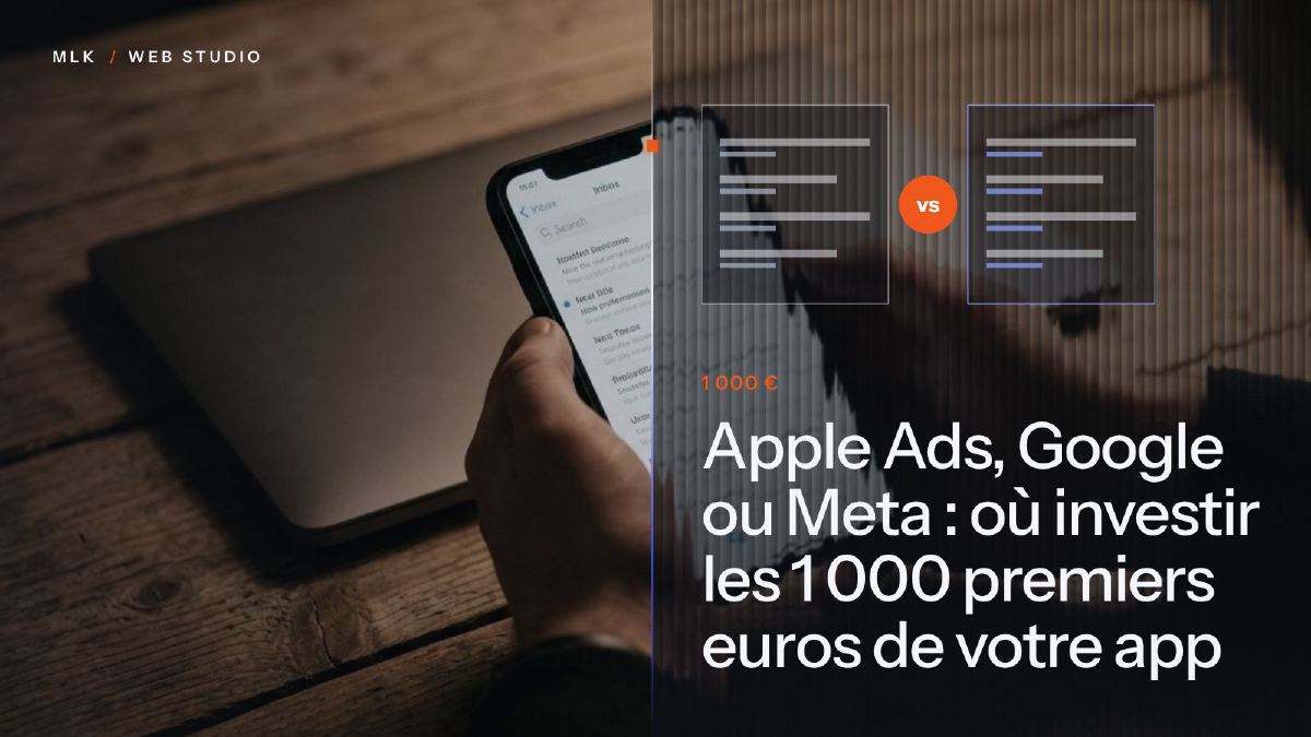 Le titre de l’article en blanc sur un panneau de verre cannelé posé sur une photo, avec deux panneaux côte à côte et un badge orange « vs »