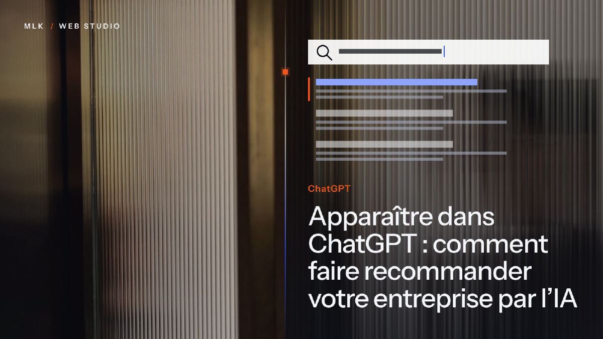 Barre de recherche au-dessus d’une liste de résultats, le premier mis en avant, avec le mot ChatGPT