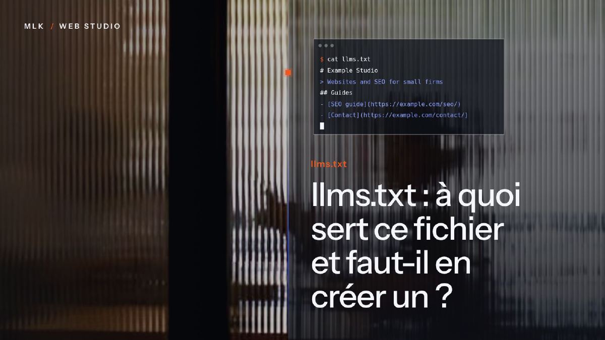 Fenêtre de terminal avec une requête web qui répond 200 OK, à côté du mot llms.txt
