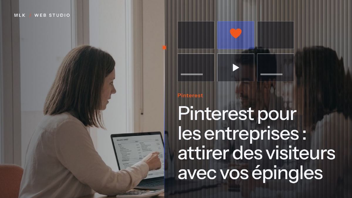 Fil d’épingles Pinterest verticales menant au site d’une petite entreprise