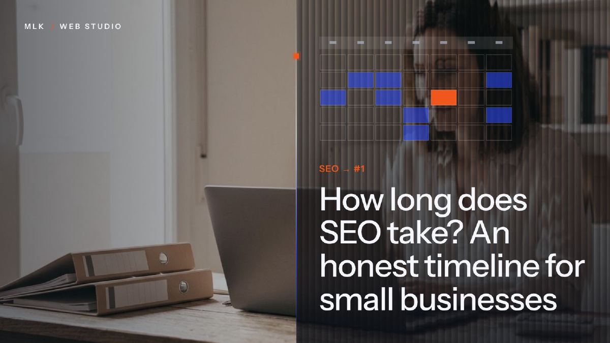 Calendar with the label SEO to number one, for the time it takes to rank on Google