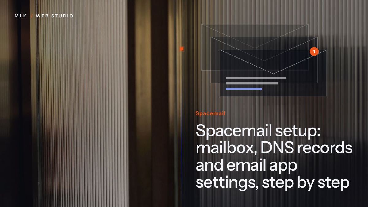 Spacemail inbox connected to a domain through its MX, SPF and DKIM records