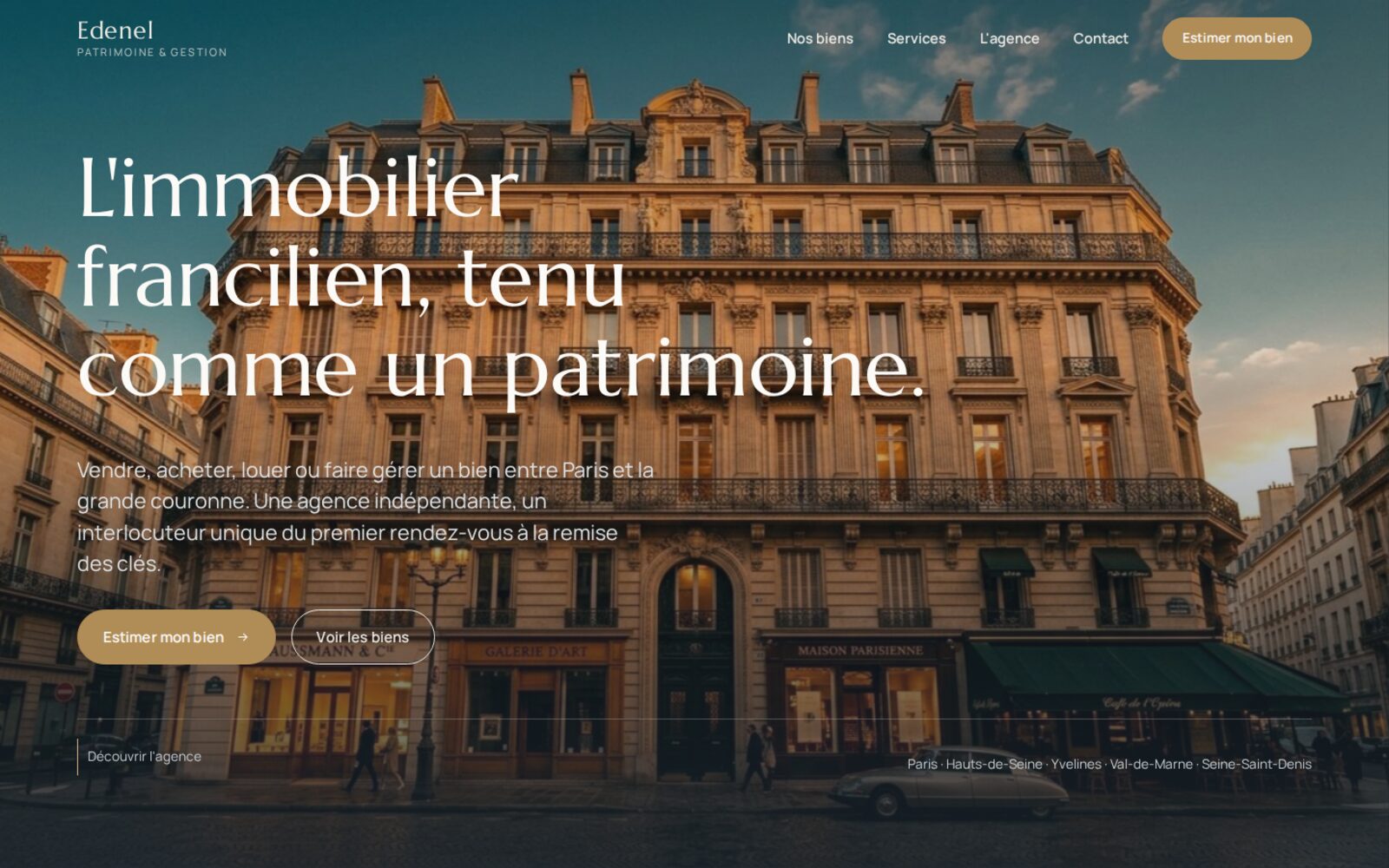Website Edenel Patrimoine (edenelpatrimoine.fr)